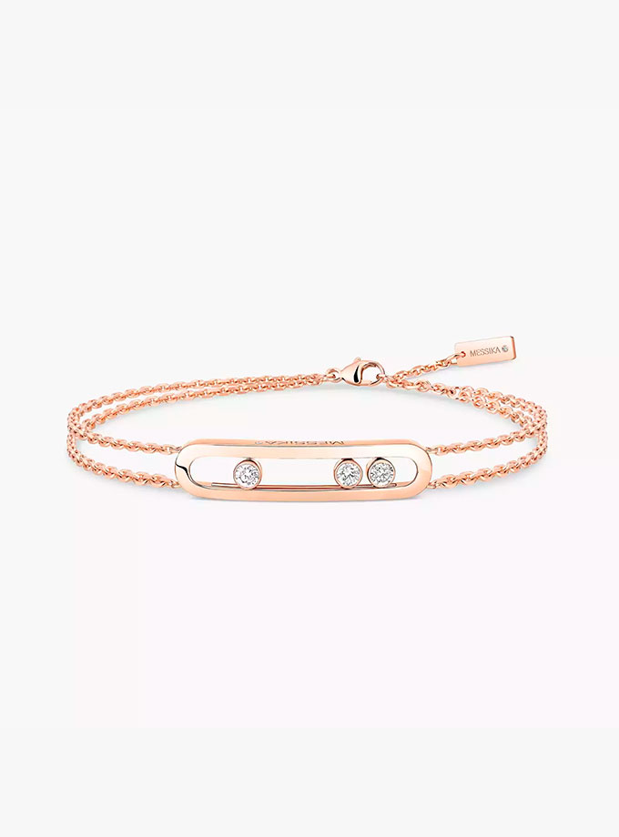 Pulsera Messika Oro rosa Diamante