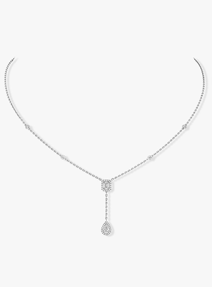 Collar Messika Corbata My Twin 0,10 CT X2