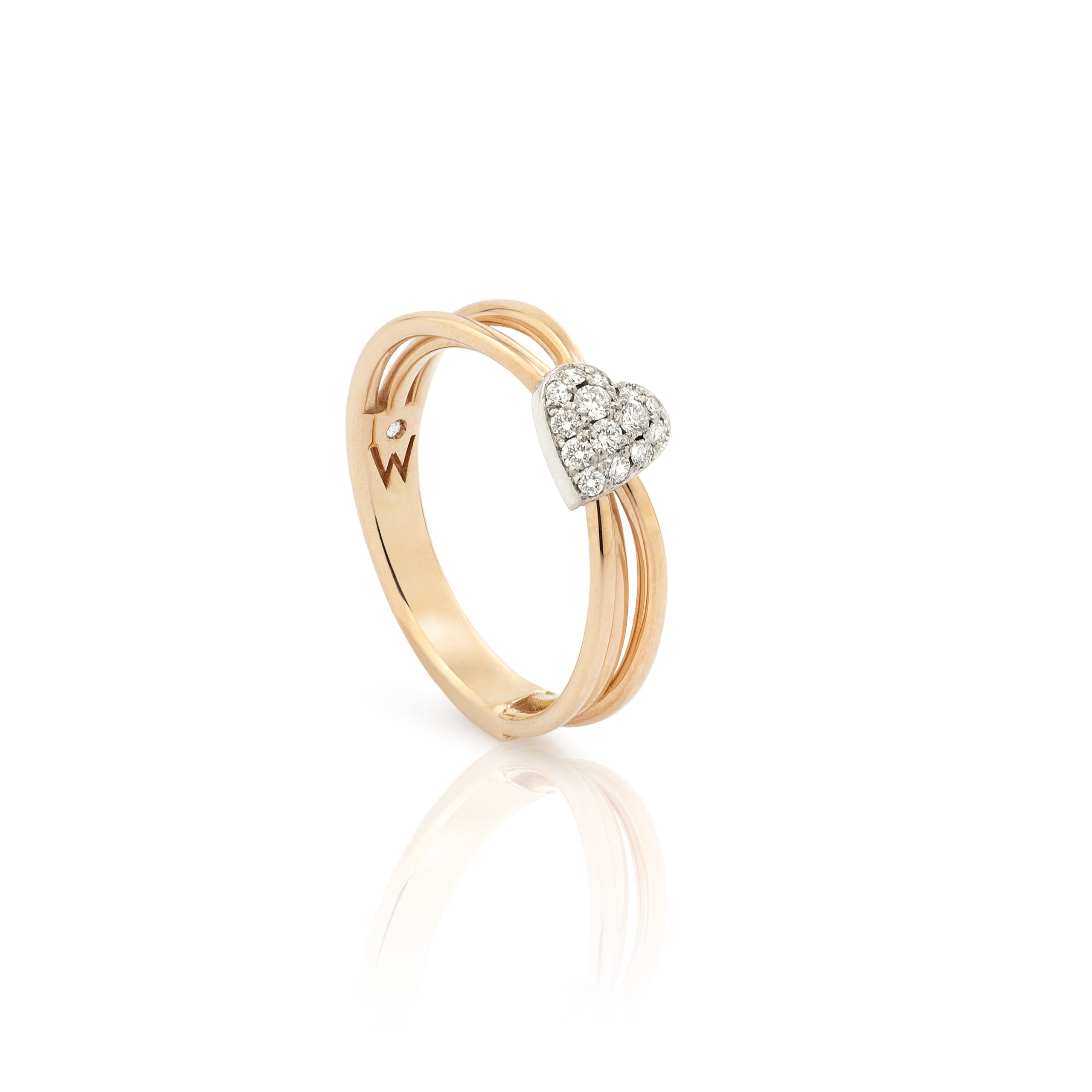 Anillo con Corazón de Diamantes de WESSELTON GEA