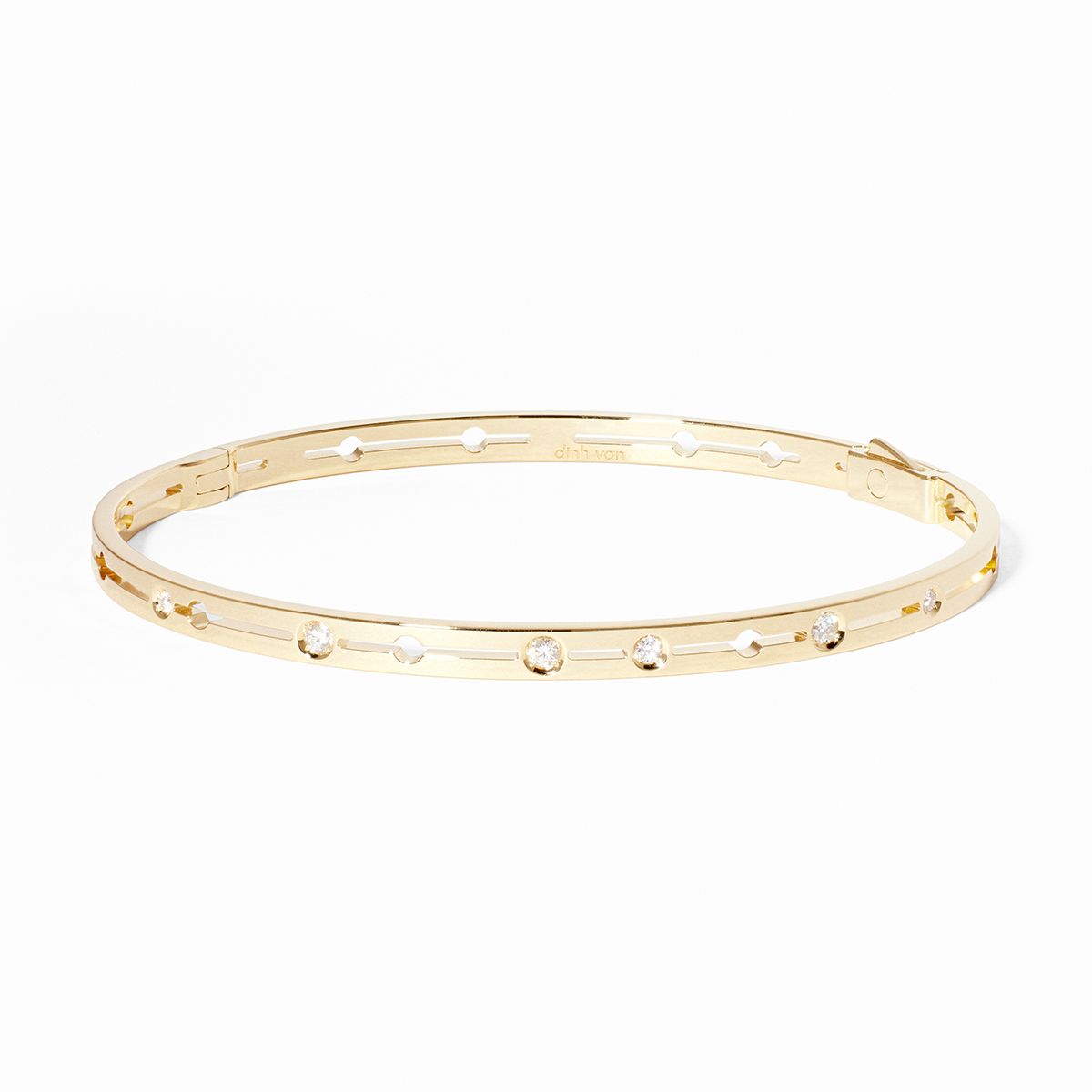 Pulsera Dinh Van Pulse de oro amarillo y diamantes - Imagen 3