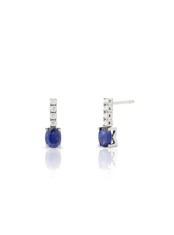 Pendientes con Zafiros colgantes de WESSELTON W Colors