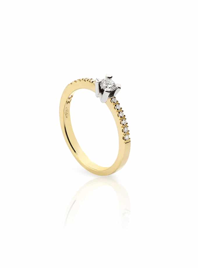 ANILLO ATELIERW ESENCIA BICOLOR DIAMANTE