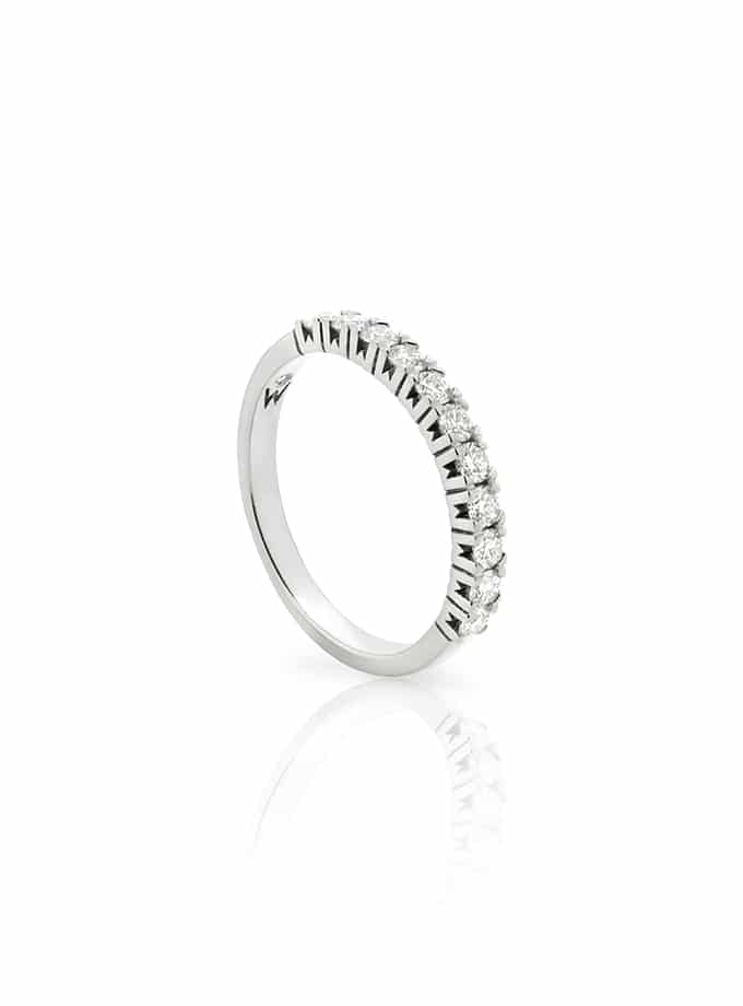 ANILLO ATELIER DE WESSELTON COLECCIÓN ESENCIA EN ORO BLANCO CON DIAMANTES-001