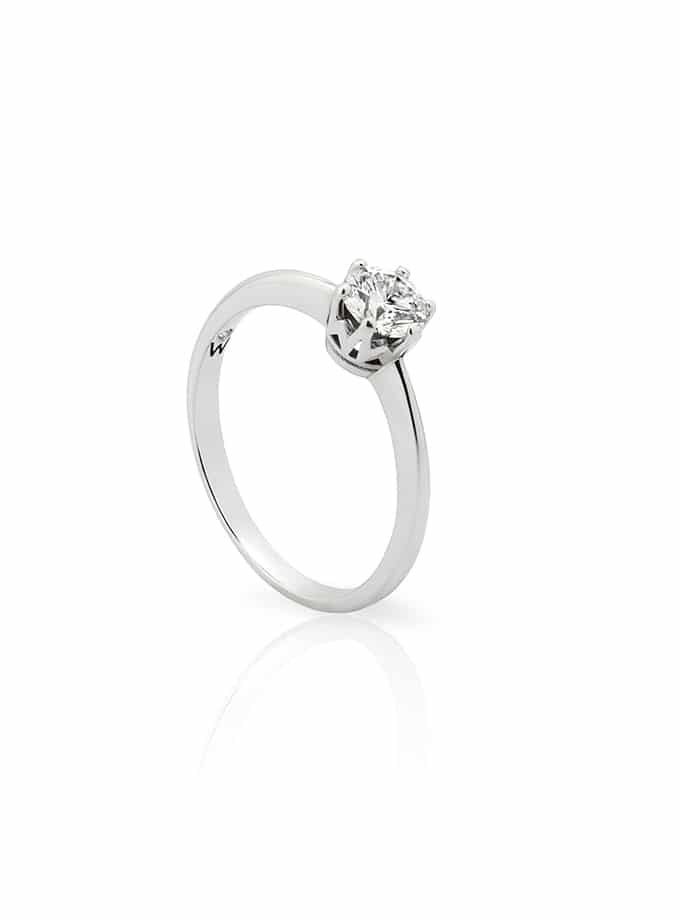 ANILLO ATELIER DE WESSELTON COLECCIÓN ESENCIA EN ORO BLANCO CON DIAMANTES-001