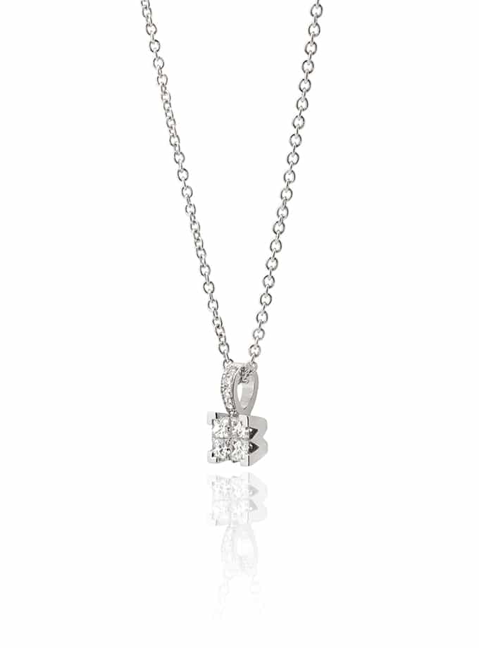 COLGANTE ATELIER DE WESSELTON COLECCIÓN ESENCIA EN ORO BLANCO Y DIAMANTE-001