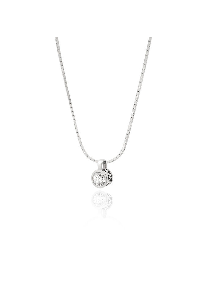COLGANTE ATELIER DE WESSELTON COLECCIÓN ESENCIA EN ORO BLANCO Y DIAMANTE-001