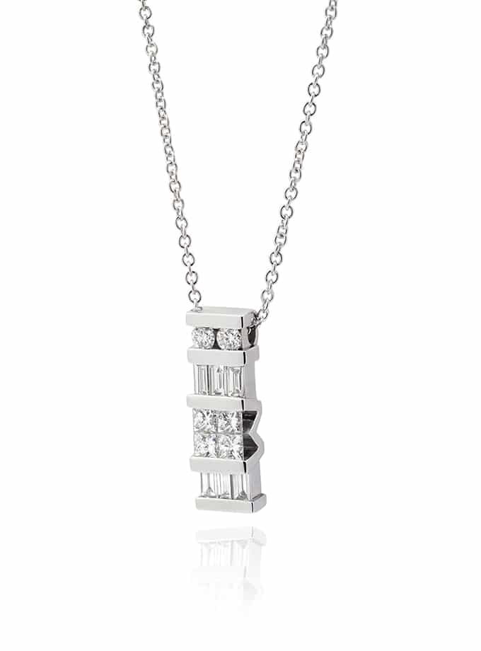 Colgante Oro Blanco y Diamante WESSELTON W Diamonds
