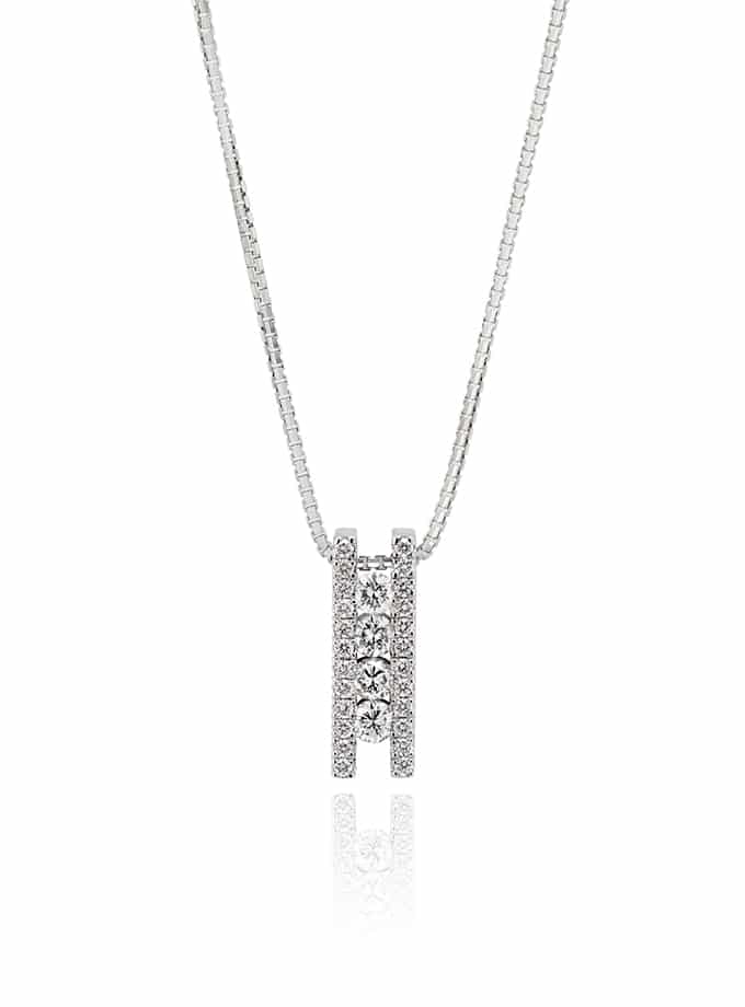 COLGANTE ATELIER DE WESSELTON COLECCIÓN ÀURIA EN ORO BLANCO Y DIAMANTE-001