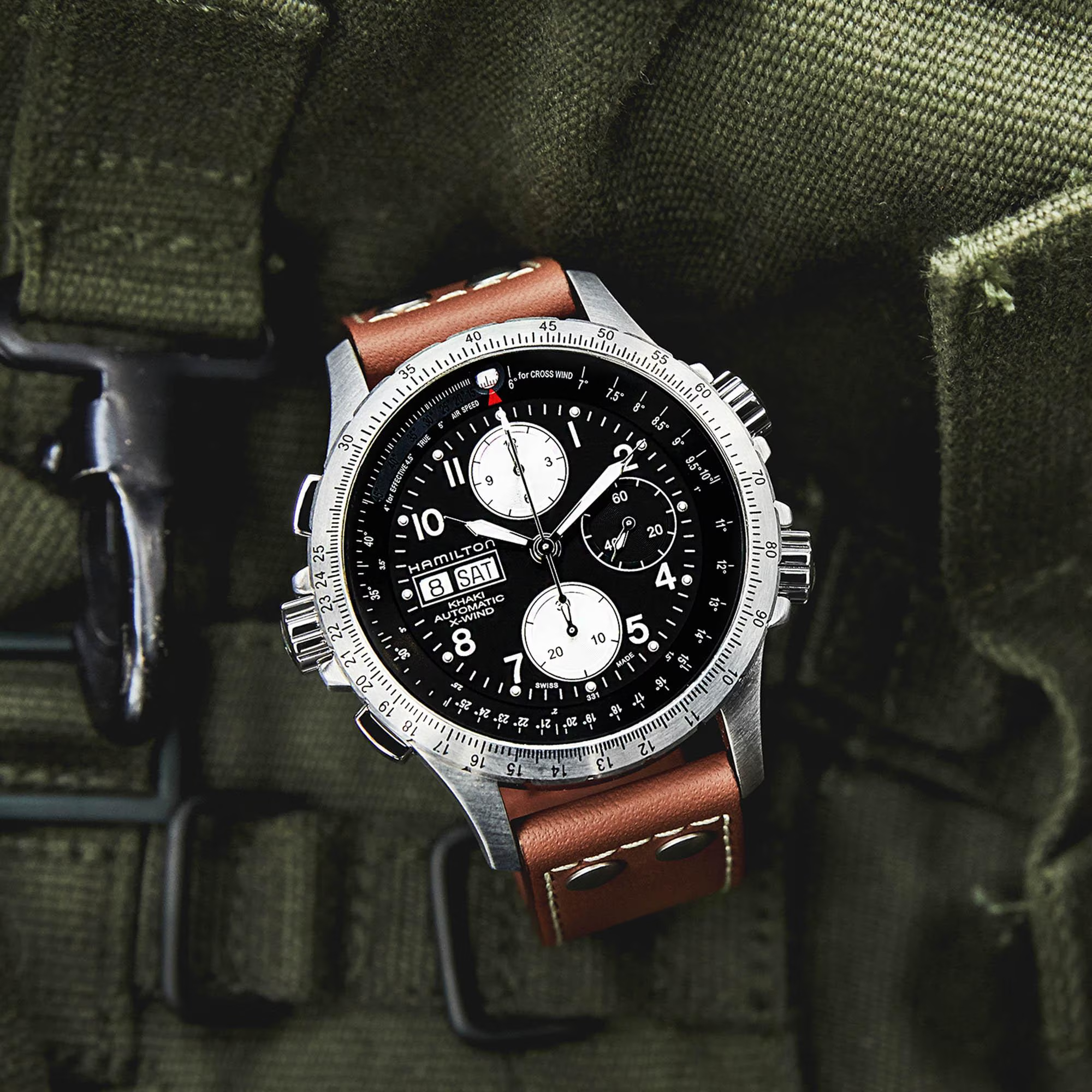 MONTRE HAMILTON KHAKI AVIATION X-WIND AUTO CHRONO – Image 14
