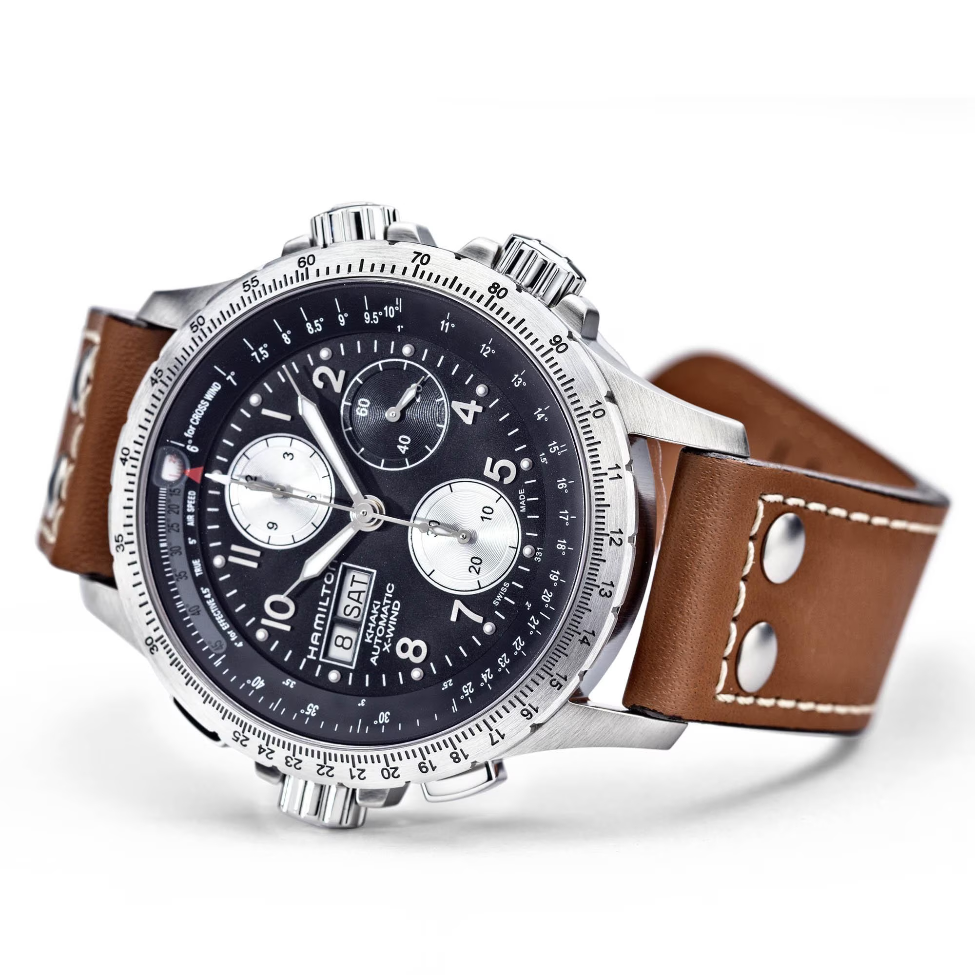 MONTRE HAMILTON KHAKI AVIATION X-WIND AUTO CHRONO – Image 15