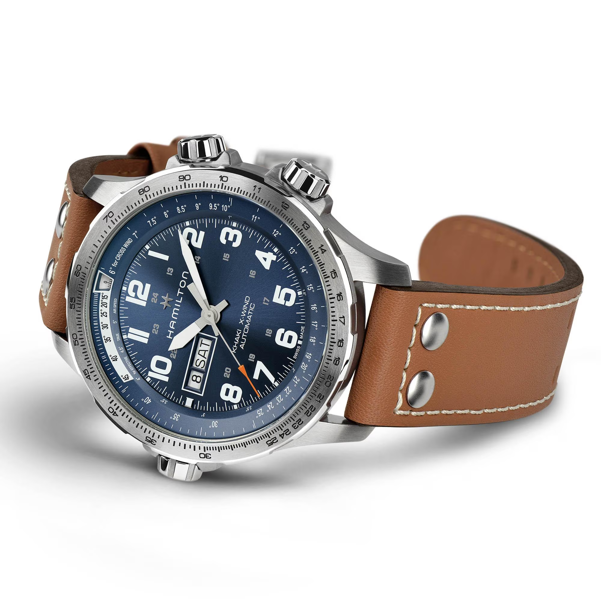 MONTRE HAMILTON KHAKI AVIATION X-WIND DAY DATE AUTO – Image 4