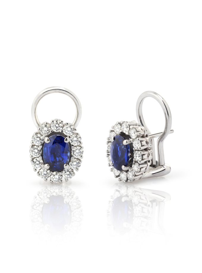 Pendientes con Zafiros 1.20ct de WESSELTON W Colors