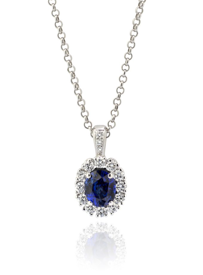 Colgante con Zafiro de 0.55ct de WESSELTON W Colors