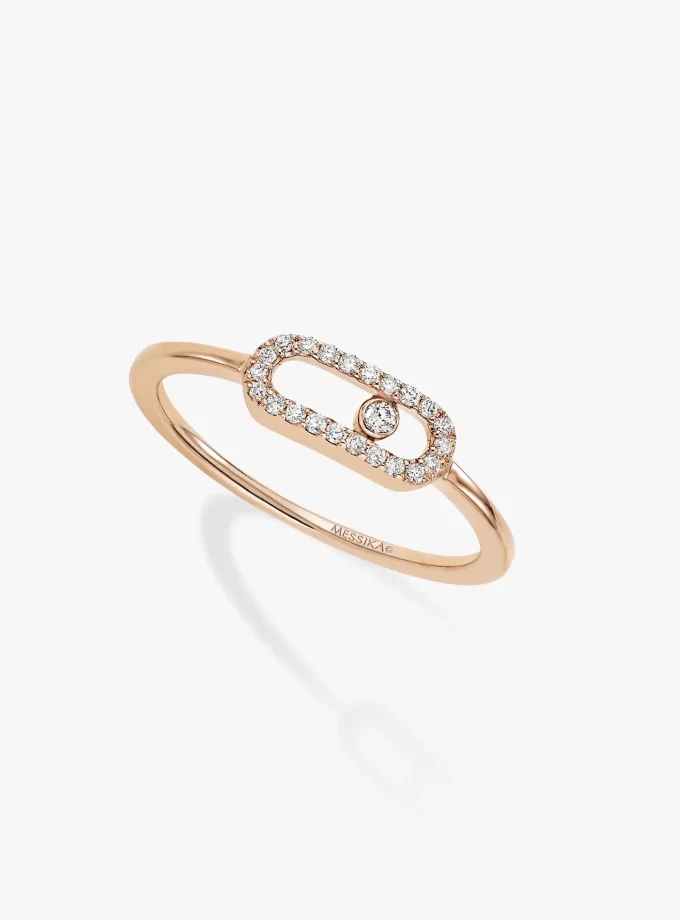 ANILLO MESSIKA - MOVE UNO - ORO ROSA
