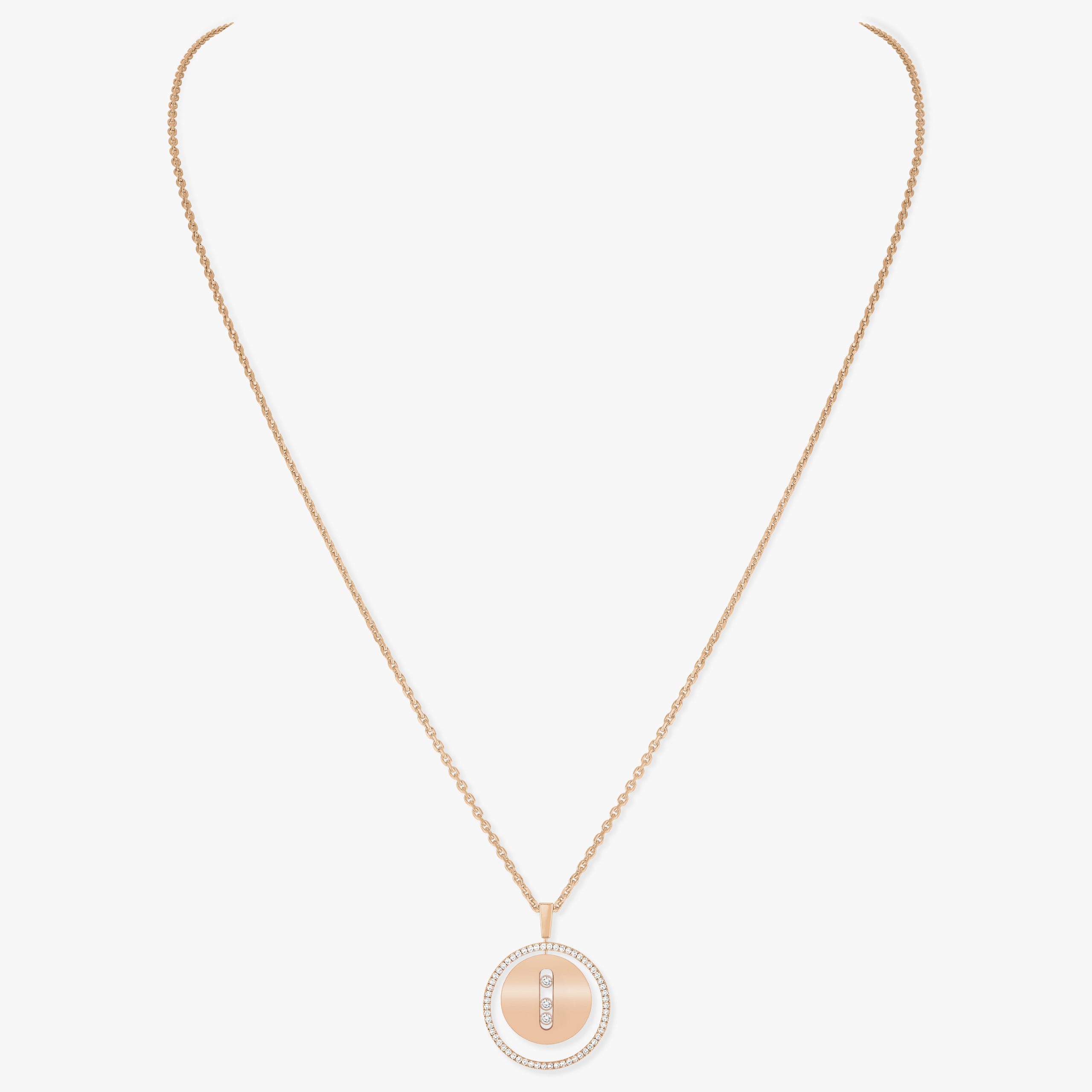 MESSIKA ROSE GOLD LUCKY MOVE MM NECKLACE - Image 2