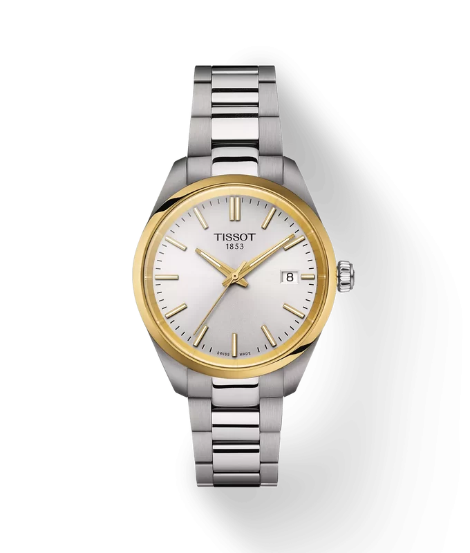 Rellotge TISSOT PR 100 34MM amb revestiment de PVD d'or groc
