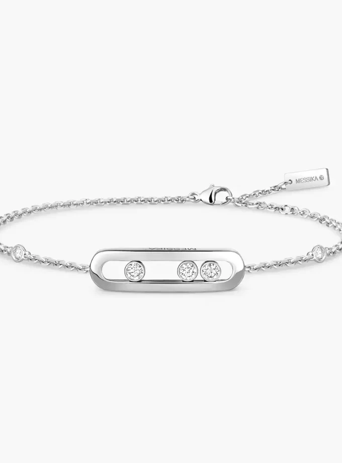 Pulsera Messika Baby Move Oro Blanco