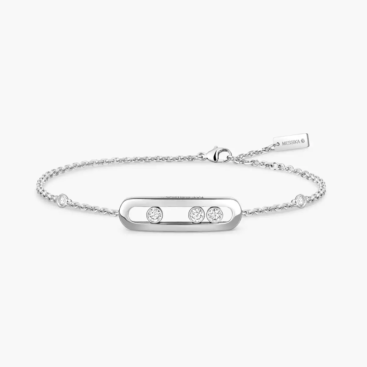 Messika Baby Move White Gold Bracelet