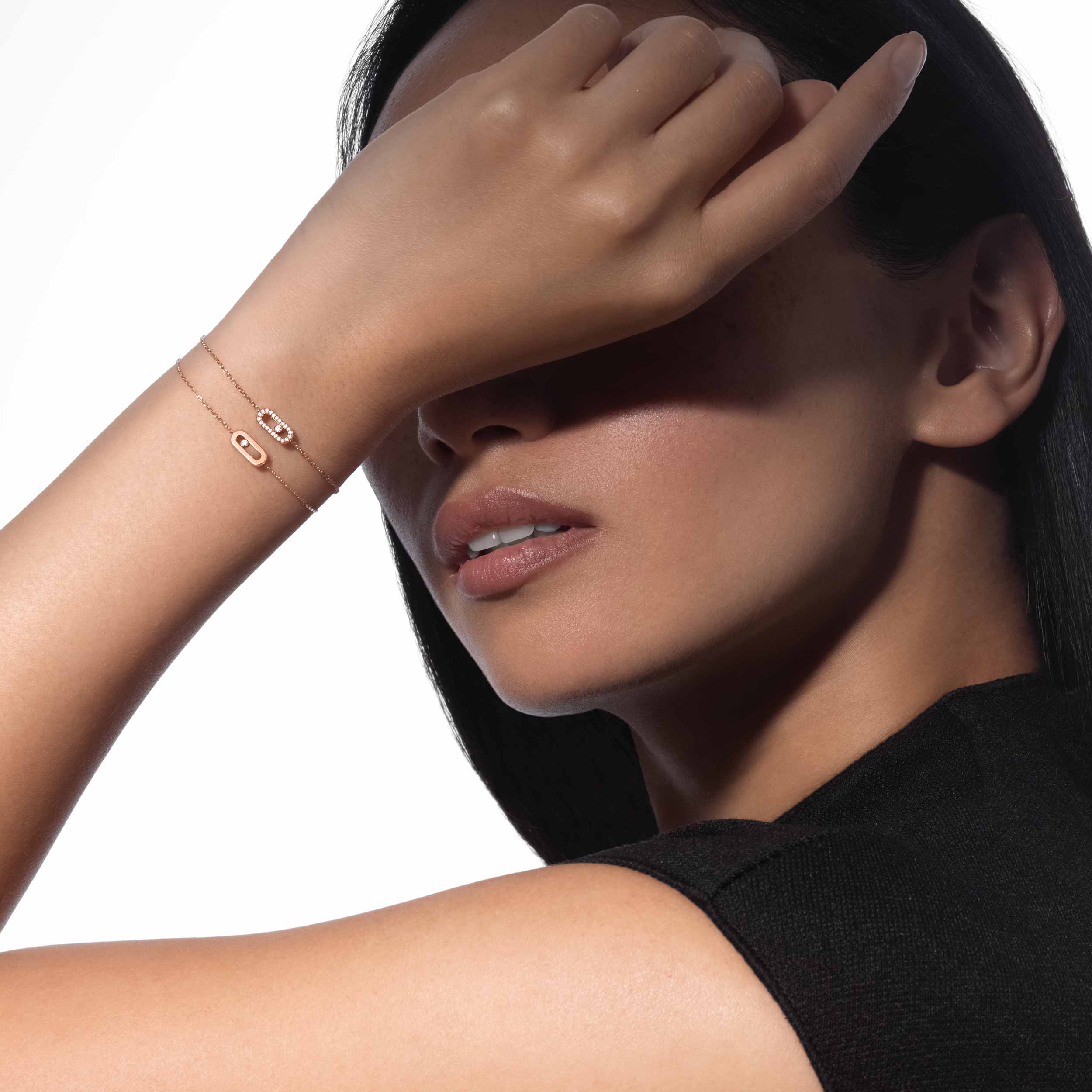 Bracelet Messika Care(s) en or rose et diamants – Image 2